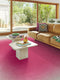 Tapis de salon rose élégant