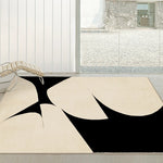 Tapis moderne de salon blanc et noir (3 modèles) - Vignette | Mon-tapis-shop