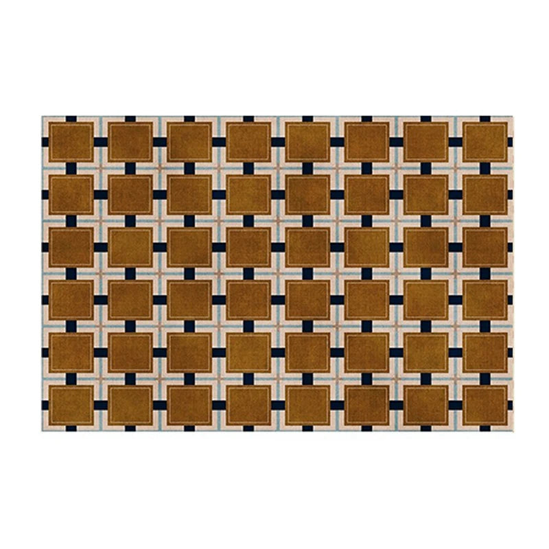 Style rétro marron-or original