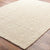 Tapis beige en jute naturel tissé