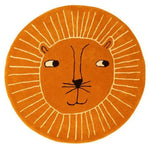 Tapis rond enfant Lion (3 modèles) - Vignette | Mon-tapis-shop