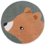 Tapis rond enfant Ours (2 modèles) - Vignette | Mon-tapis-shop