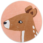 Tapis rond enfant Faon - Vignette | Mon-tapis-shop