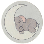Tapis rond enfant Eléphant - Vignette | Mon-tapis-shop