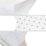 Tapis salon ou salle à manger vintage blanc à lignes noir (2modèles) - Vignette | Mon-tapis-shop