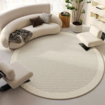 Tapis rond de salon beige (3 modèles) - Vignette | Mon-tapis-shop
