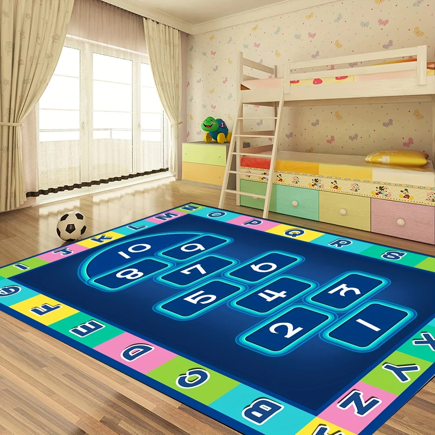 Tapis enfant Marelle sécurisé et confortable