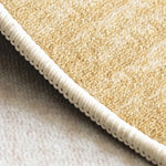 Tapis vintage beige à carrés noirs - Vignette | Mon-tapis-shop