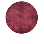 Tapis rond de salon ou chambre rouge bordeaux - Vignette | Mon-tapis-shop