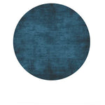 Tapis rond de salon ou chambre Bleu - Vignette | Mon-tapis-shop