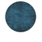 Tapis rond de salon Bleu profond