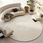 Tapis rond de salon beige (3 modèles) - Vignette | Mon-tapis-shop