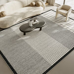 Tapis salon ou salle à manger vintage blanc et noir - Vignette | Mon-tapis-shop