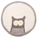 Tapis rond enfant Hibou - Vignette | Mon-tapis-shop