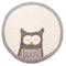 Tapis rond enfant Hibou doux