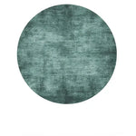 Tapis rond de salon ou chambre vert clair ou foncé - Vignette | Mon-tapis-shop