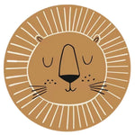 Tapis rond enfant Lion (3 modèles) - Vignette | Mon-tapis-shop
