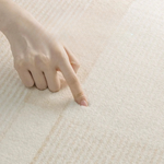 tapis rond salon épais beige bi ton - Vignette | Mon-tapis-shop