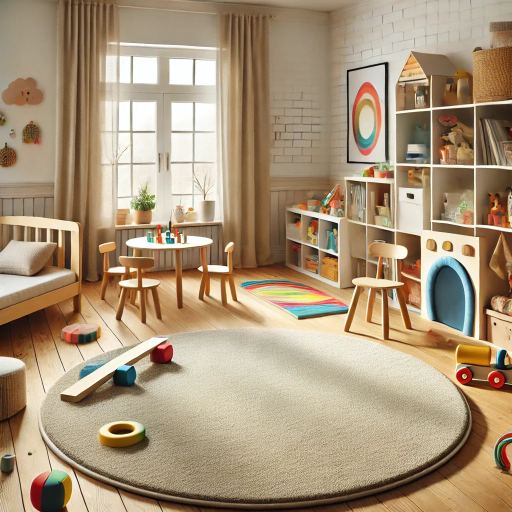 Tapis rond enfant