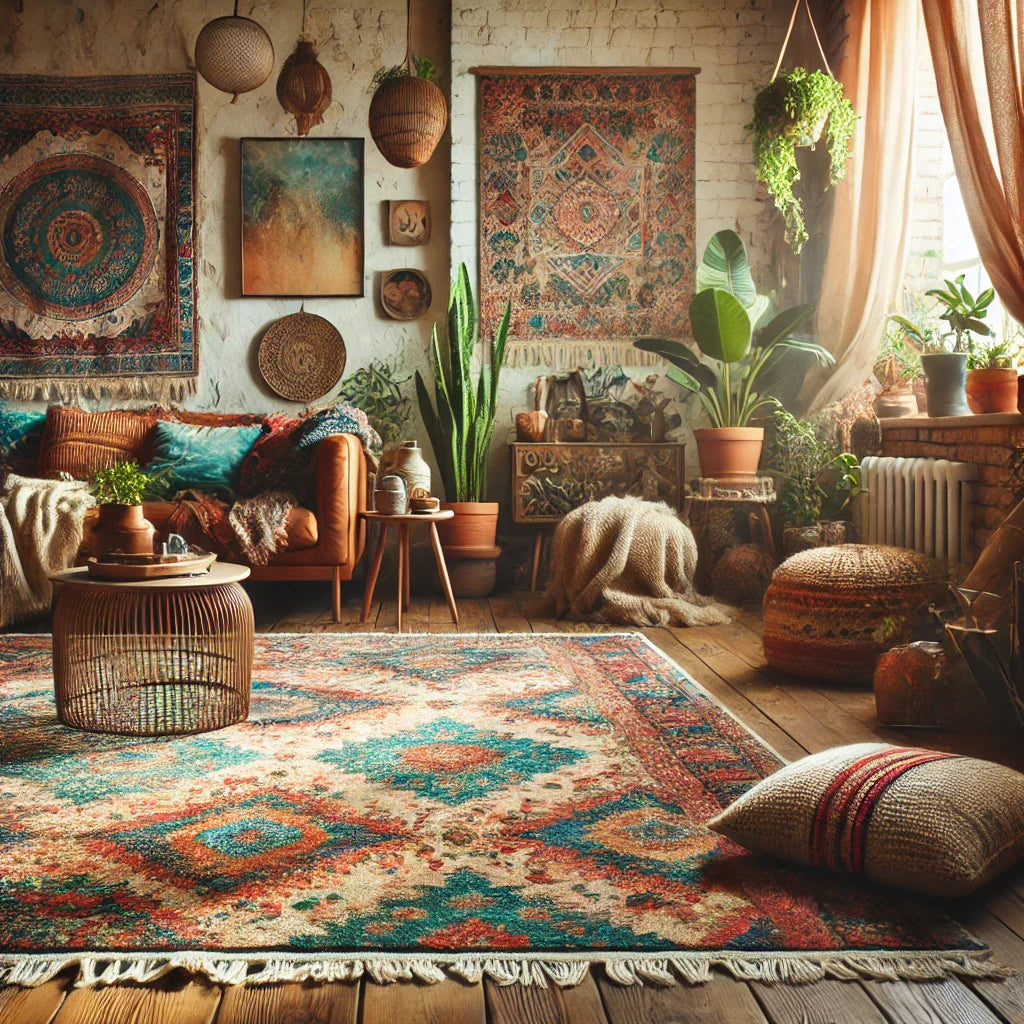 Tapis bohème