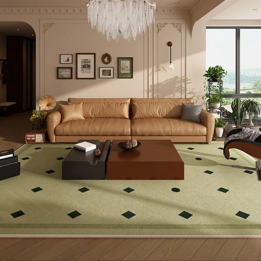 Tapis Rétro à motifs géométriques