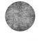 Tapis rond de chambre Gris élégant