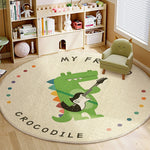 Tapis rond enfant animaux (9 modèles) - Vignette | Mon-tapis-shop
