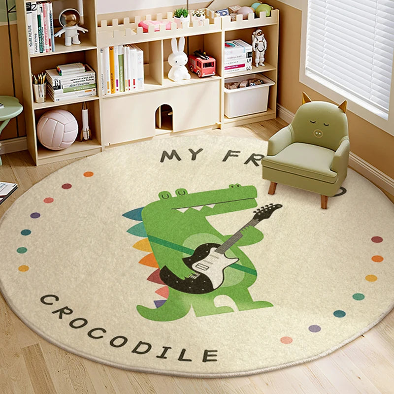Tapis motif animalier pour enfant