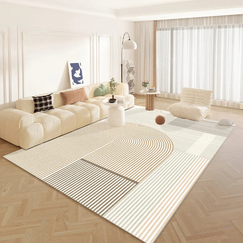 Tapis salon moderne à texture douce