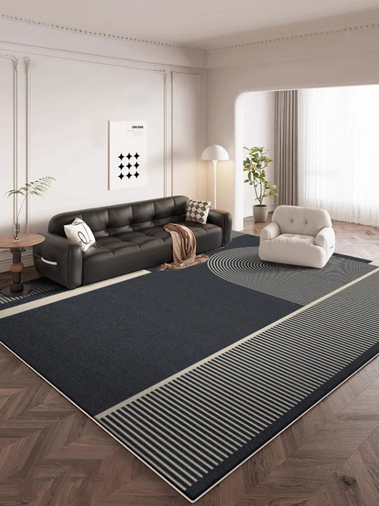 Tapis moderne et luxueux, design géométrique