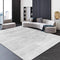 Tapis salon blanc et gris design élégant