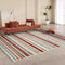 Tapis moderne coloré rayé vibrant