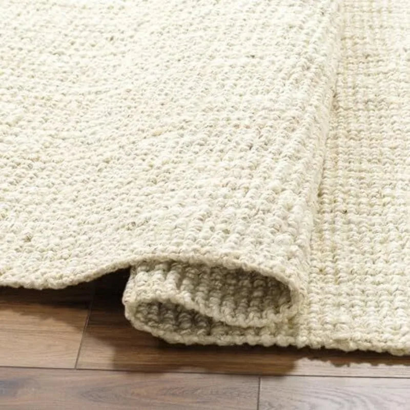 Tapis naturel en beige artisana