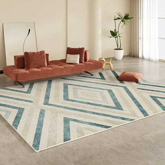 Tapis moderne coloré géométrique