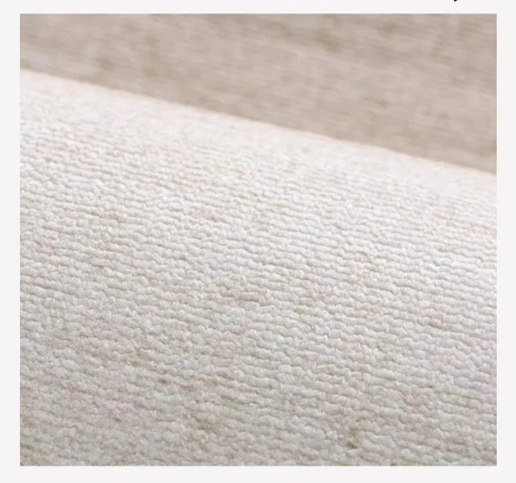 Tapis salon ou salle à manger blanc et gris confortable