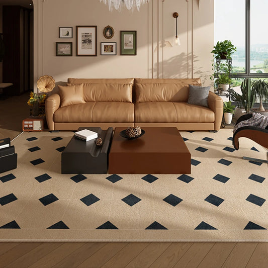Tapis Rétro en vert doux