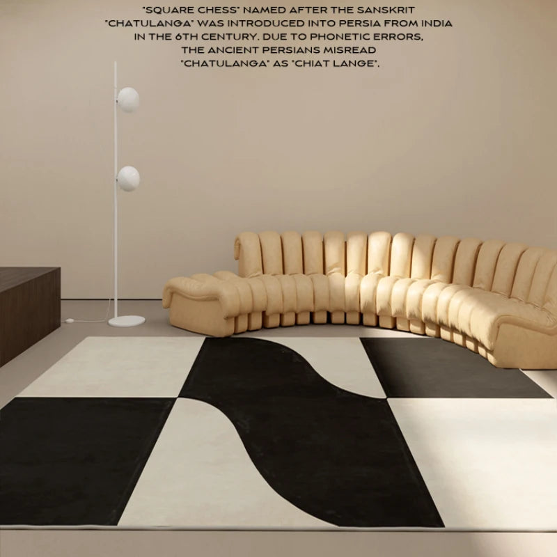 Tapis moderne de salon contemporain