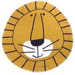 Tapis rond enfant Lion (3 modèles) - Vignette | Mon-tapis-shop
