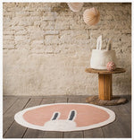 Tapis rond enfant Lapin - Vignette | Mon-tapis-shop