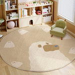 Tapis rond enfant animaux (9 modèles) - Vignette | Mon-tapis-shop