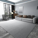 Tapis salon ou salle à manger épuré gris - Vignette | Mon-tapis-shop