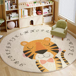 Tapis rond enfant animaux (9 modèles) - Vignette | Mon-tapis-shop