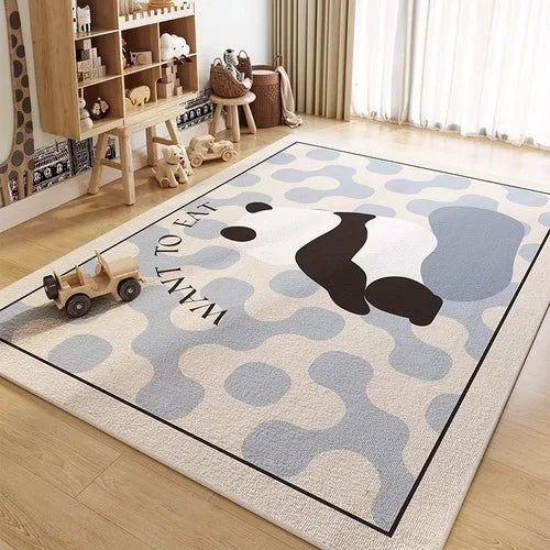 Tapis enfant animaux colorés