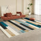 Tapis moderne coloré géométrique élégant