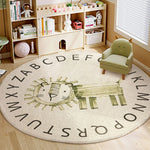 Tapis rond enfant animaux (9 modèles) - Vignette | Mon-tapis-shop