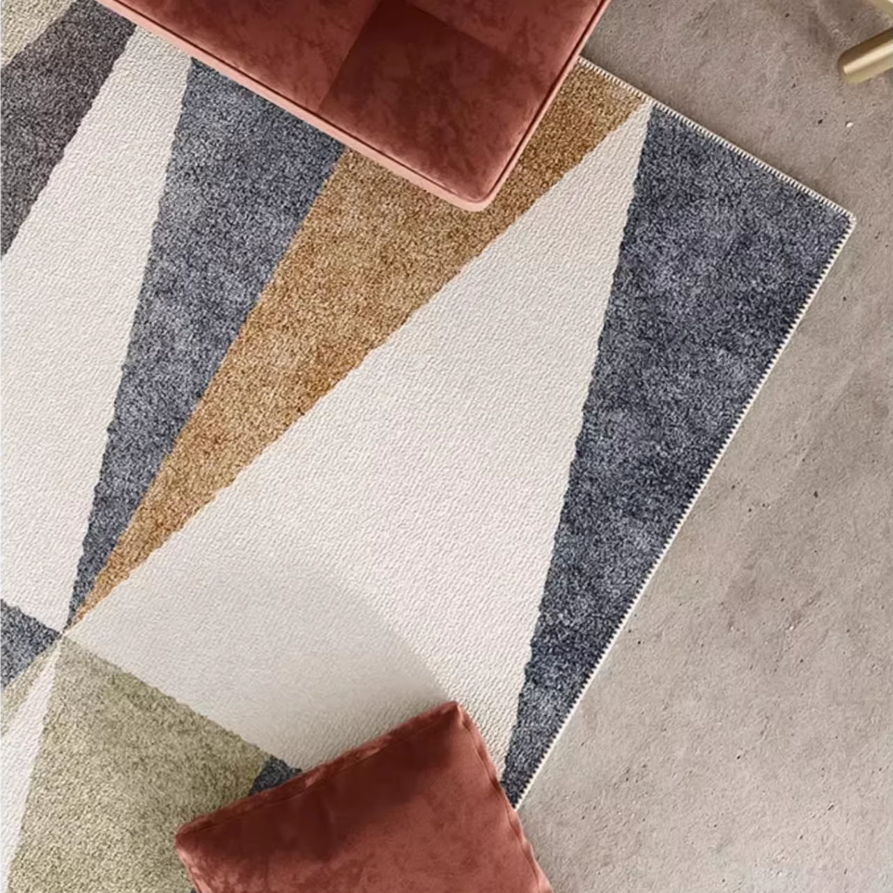 Tapis moderne coloré Tania, texture douce
